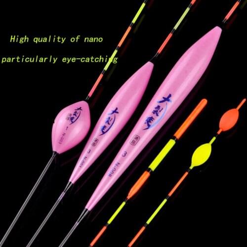 Nano High-sensitivity Fishing Float Vertical Bold And eye-Catching Myopia Light Mouth Shallow Water Fishing Float