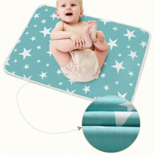 Baby Kids Waterproof Protector Mattress Sheet Bedding Diapering Nappy Diaper Pad Baby Cotton Breathable Crib Sheet Cover