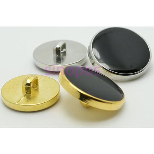 10pcs Imitation metal point oil Mens suit coat button, round plastic shank buttons decor for DIY Sewing Crafts Shirt Bag, SP01