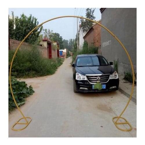 Bridal arch frame background decoration cherry blossom arch round flower door frame wedding decoration props