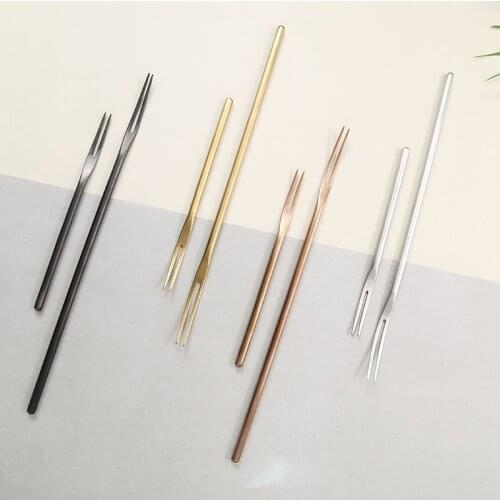 Japanese Style 304 Stainless Steel Donut Cute Fruit Doughnut Dessert Fork Coffee Ice Cream Candy Kitchen Flatware