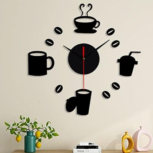 Tops Funny Frameless DIY Mute Wall Clock 3D Mirror Surface Sticker Clocks Home Decoration Accessories Decor часы настенные