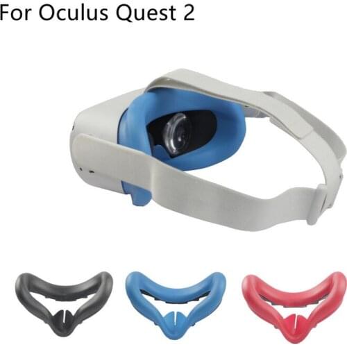 Eye Mask Cover for Oculus Quest 2 VR Glasses Silicone Anti-sweat Anti-leakage Light Blocking Eye Cover Pad for Oculus Quest 2