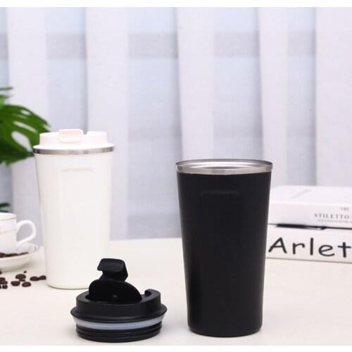 1PC Insulation Cup Thermo Double Wall Stainless Travel Mug Thermoses Portable Drinkware Coffee Tea Coffee Cups With Lid Dropship