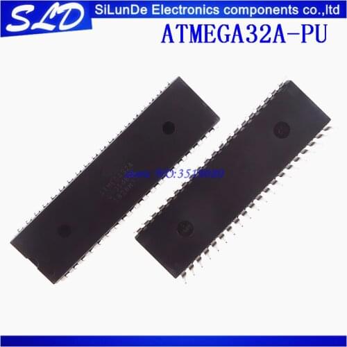 2pcs/lot ATMEGA32A-PU ATMEGA32 ATMEGA32A DIP-40 AVR micro controller 32 k flash memory