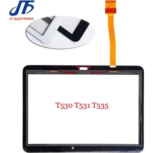 10pcs T530 Touch Panel For Samsung Galaxy Tab 4 10.1 T530 T531 T535 Touch Screen Digitizer Sensor Glass Lens