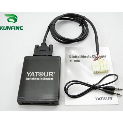 Car Digital Music Changer USB SD Aux MP3 Interface Car Stereo Radio For Toyota Big Bluetooth Phone Mould And Controller Optional