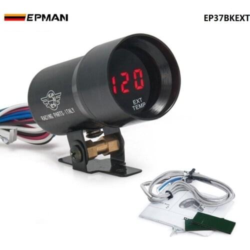 37MM Digital Smoked Lens Exhaust Gas Temperature EGT Gauge Black For TOYOTA SUPRA JZA80 2JZ-GE NA 92-00 EP37BKEXT
