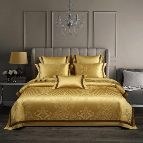 Damask Luxury Duvet Quilt Cover Boho Jacquard Bedding Set 1000TC Egyptian Cotton Sateen Vibrant Bedding set Bed Sheet Pillowcase