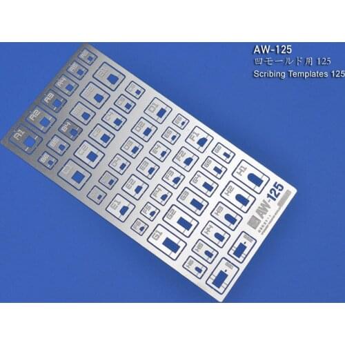 Etching Parts For Gundam Scribing Templates AW125 Photo-etched sheets Accept Wholesale
