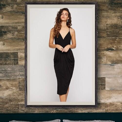 E430 Marie Teissonniere Sexy Model Movie Star Wall Silk Cloth Poster Art Home Decoration Gift