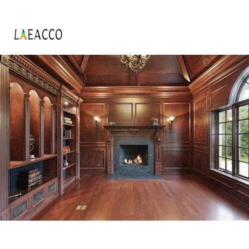 Old Vintage Chic Wall Fireplace Wooden Shelf Floor Party Baby Room Interior Photography Backdrop Photo Backgrounds Photo Studio