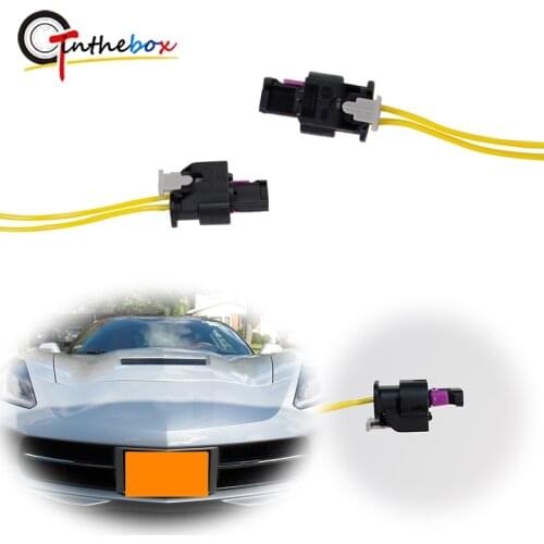 Gtinthebox Car Pigtail Connector Wires Kit For 2014-2019 Chevrolet Corvette (C7 Chassis) Front Or Rear Bumper Side Marker Lights