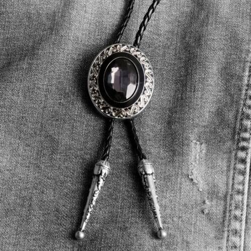 Mens Trendy Crystal Bolo Ties Bowtie Fashionable Mens Banquet Party Suit Shirt Accessories Jewelry Gifts for Men