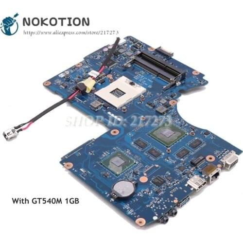 NOKOTION PC Motherboard For Asus K93S K93SV X93SV X93S MAIN BOARD PBL80 LA-7441P HM65 DDR3 N12P-GS-A1 GT540M 1gb