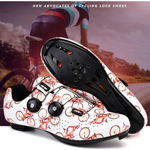Men Cycling Shoes MTB Sneakers Road Self-Locking Cleat Sport Bike Shoes Male Carbon Fiber Road Bicycle Shoe sapatilha ciclismos