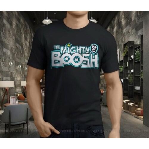 New Popular The Mighty Boosh Comedy Mens Black Retro T-Shirt Size S 3XL Summer TShirt Brand Fitness Body Building TOP TEE