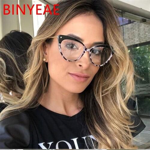 Cat Eye Optical Glasses Frame 2020 Luxury Brand Womens Glasses Transparent Myopia Nerd Spectacle Frames Vintage Glasses oculos