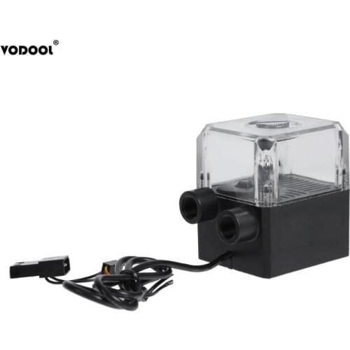 130ml Water Tank SC-450 300L/h G1/4 Thread 12V DC 1.2A Silent Computer Water Cooling Circulating Pump for PC Water Cooling