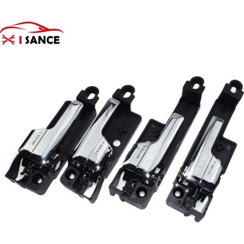 Front Rear Left Right Inside Door Handle Chrome For 2006 2007 2008 2009 2010 2011 2012 Ford Fusion 2.5L 2488CC 152Cu. In. l4