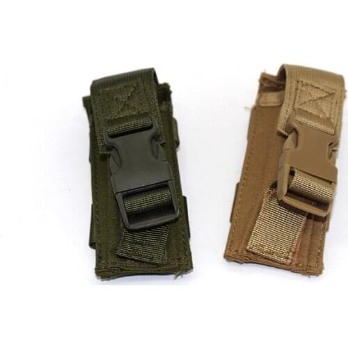 Tactical Single Pistol Magazine Pouch Military Molle EDC Airsoft Case Hunting Ammo Bag Belt Holster Accessories