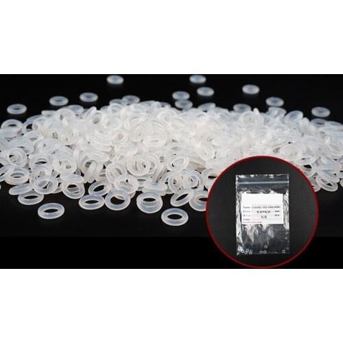 O type silica gel ring seal ring outer diameter 5/6/7/8/9/10/11/12/13/14 * 1.9mm temperature-resistant waterproof