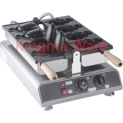 Top quality Factory waffle ice cream cone wholesale 220v /110v commercial fish taiyaki machine