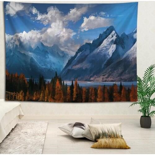 Custom High Quality Artistic LandHanging Tapestry Home Party Decoration Tapestries Photo Background Cloth Table Cloth Wall Tapes