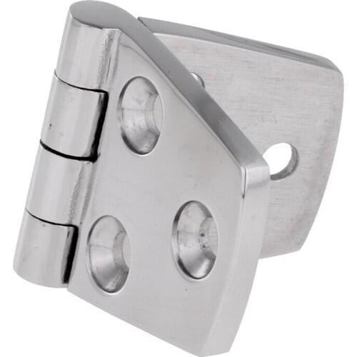 1 Pair 316 Stainless Steel Boat Marine Flush Door Hinges 3X1.5inch Polished