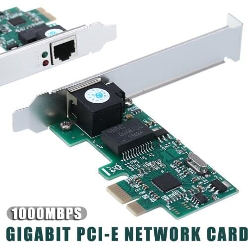 10/100/1000M RJ-45 LAN Adapter Converter Network Controller PCI Express Network Card For PC Laptop Computer