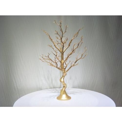 15PCS Gold Manzanita Artificial Tree 30" Table Centerpiece Party Road Lead Table Top Wedding Decoration