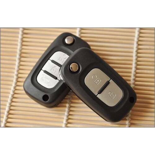 2 Buttons/3 Buttons Replacement Flip Remote Key shell Case For Renault Clio Megane Kangoo Modus Koleos Fob key cover 20PCS/lot