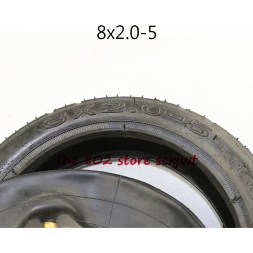8 inch pneumatic tire 8X2.0-5 inner and outer tire 8x2.00-5 tube tyre for Electric scooter baby trolley motorcycle part