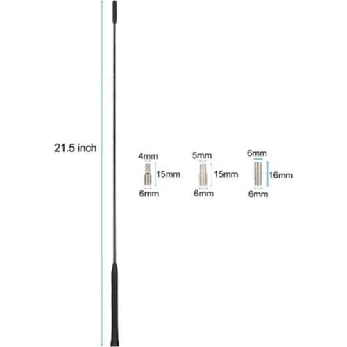 21.5" Car Radio Antenna Stereo Aerial Roof For Ford/Focus 2000-2007 55CM AM/FM Antenna Auto Radio Automotivo Auto Voiture