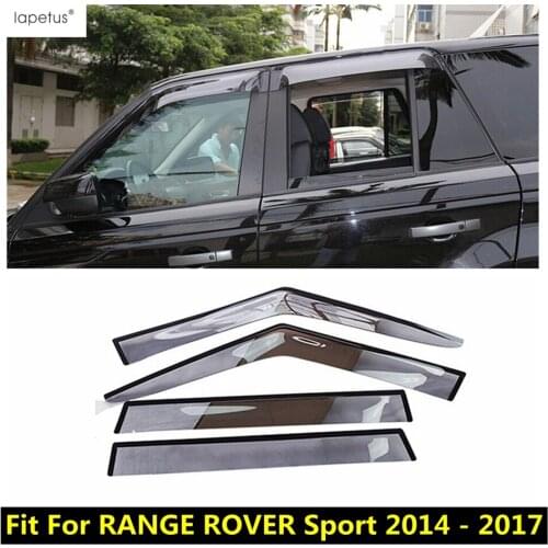 Accessories For RANGE ROVER Sport 2014 2015 2016 2017 Window Visors Awnings Sunny Rain Protector Visor Guard Cover Kit Trim