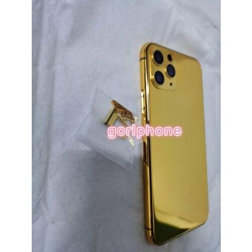 Luxury Gold housing back Phone 11 pro phone 11 Pro Max with real gold certifica 2020 newest item