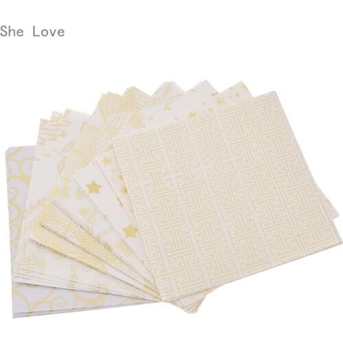 Chzimade 72 Sheets Streak Square Flower Paper Floral Origami Paper Scrapbooking DIY Decorative Craft