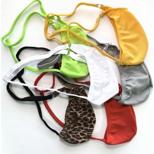 Hot Mens Sexy String Pouch Thong G4441 swimwear tricot with rings