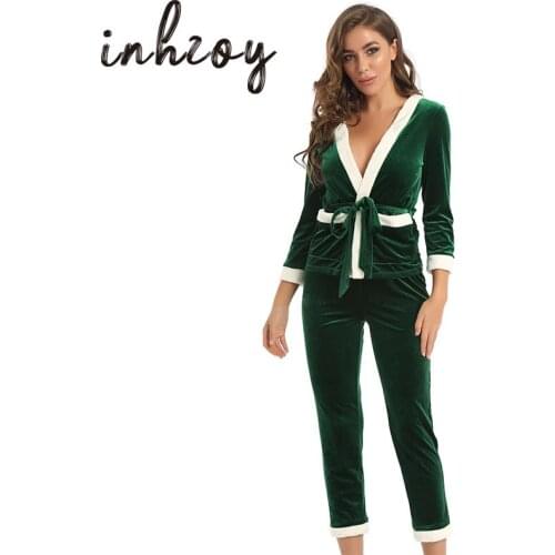 Inhzoy Women's Warm Pajamas