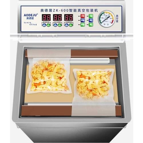 Commercial Wet and Dry Food Vaccum Sealer 220V Commercial Vacuum Food Packing Machine Double Tea Sealing Machine