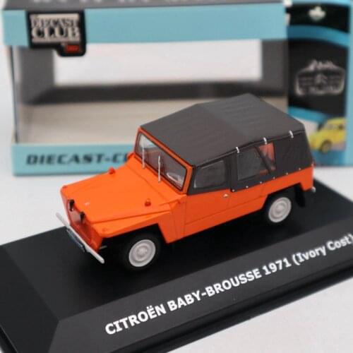1:43 Citroen 2CV of the World Baby Brousse 1971 Ivory Cost Diecast Models Collection Limited Edition Toys IXO