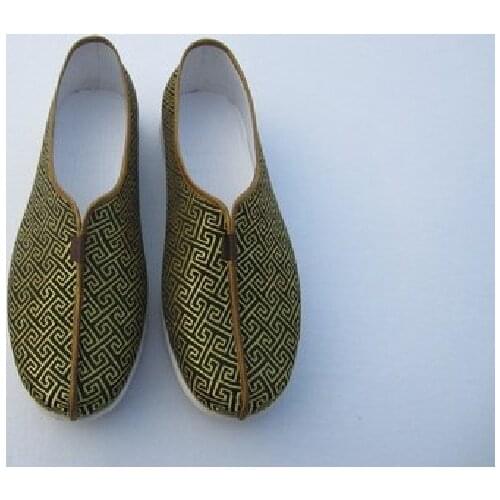 Shaolin Buddhist Monk Kung fu Shoes Chinese Martial Arts Wing Chun Training Sneakers For Women Men Hand-stitched Soft Footwear