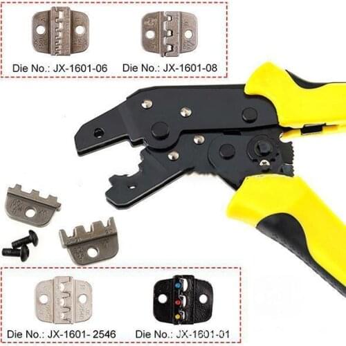 Crimping Pliers Set 4 IN 1 Multi-gauge Wire Crimpling Pliers Set Erminal Crimper Tool Kit With Screwdriver Crimping Jaws