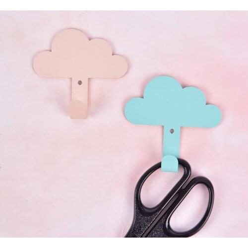 Nordic Coat Hook Cloud Shape Hook Clothes Hanger Wall Mounted Kid Room Wall Decoration Children Room Decorative Hanger Useful