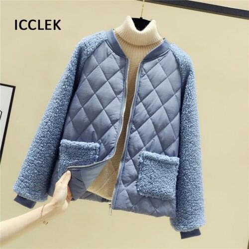 Plus Size Down Coat Women Winter Jacket Warm Cotton-padded Clothes Female Short Style Fur Coats Autumn Thick Outerwear