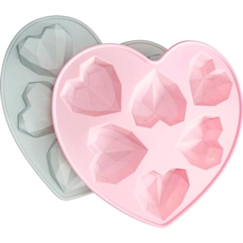Silicone Cake Mold DIY Love Shape Chocolate Mold Silicone Molds For Crafts 3D Pastry Tools Accessories ​Confectionery Equipment
