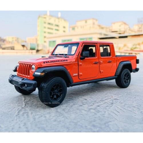 Welly 1:27 Jeep 2020 Jeep Gladiator pickup simulation alloy car model crafts decoration collection toy tools gift