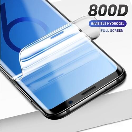 800D 1-2pcs Screen Protector Film For Samsung S20 Plus S20 Ultra S10 S9 S8 Plus Note 9 8 10 Plus Protective Soft Film Not Glass