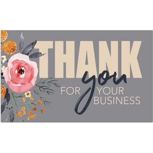 10-30pcs/lot Kraft Thank You Card Thank You for Your Order Cards Praise for Small Business Decor for Shop Gift Packet Postcard