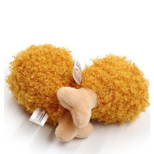 1PcsDog Plush Vocal Toys, A Variety Of Food, French Fries, Burgers, Chicken Legs, Toys, Pet Supplies, Pet Supplies, Cat Supplies